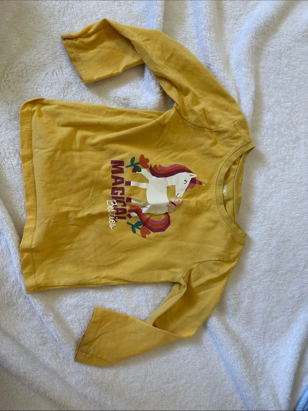 Girls Yellow Mustard & Pink Bottoms Set